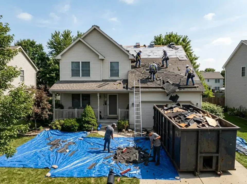 roof-replacement-debris-remova-004 — frequently asked questions, Cheapest Dumpster Rentals in Greensburg, IN